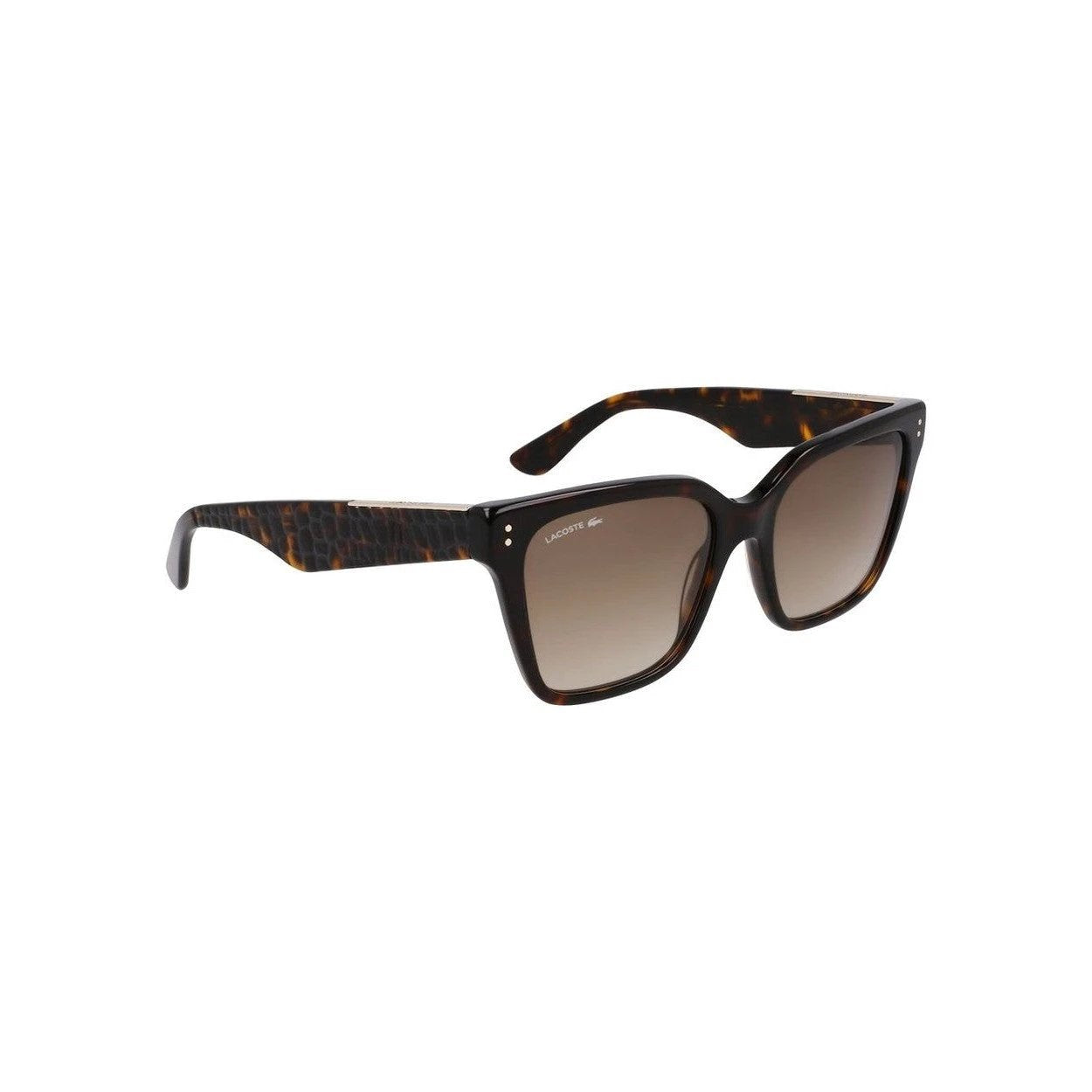Lacoste Sonnenbrille Braun Crocodile Stil Trend | ELORÉ by Lacoste