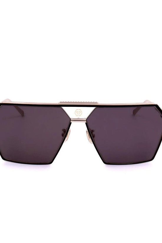 Philipp Plein Titan-Sonnenbrille in Grau by Philipp Plein