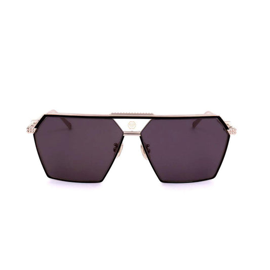 Philipp Plein Titan-Sonnenbrille in Grau by Philipp Plein