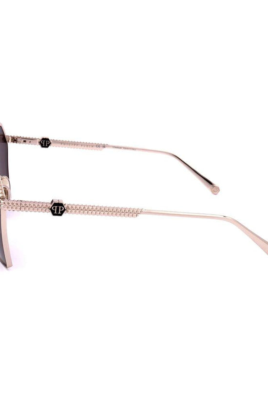 Philipp Plein Titan-Sonnenbrille in Grau by Philipp Plein
