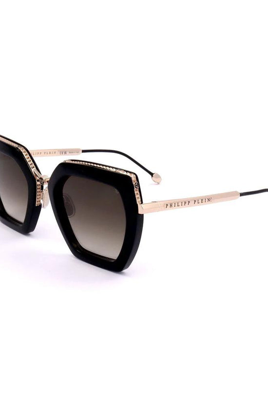 Philipp Plein Sonnenbrille aus Metall in Schwarz by Philipp Plein