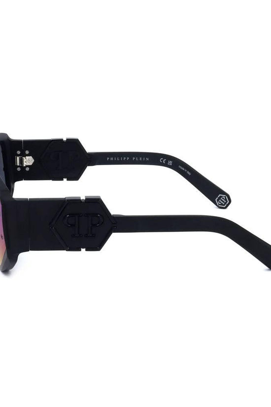 Philipp Plein Schwarze Sonnenbrille aus Acetat by Philipp Plein