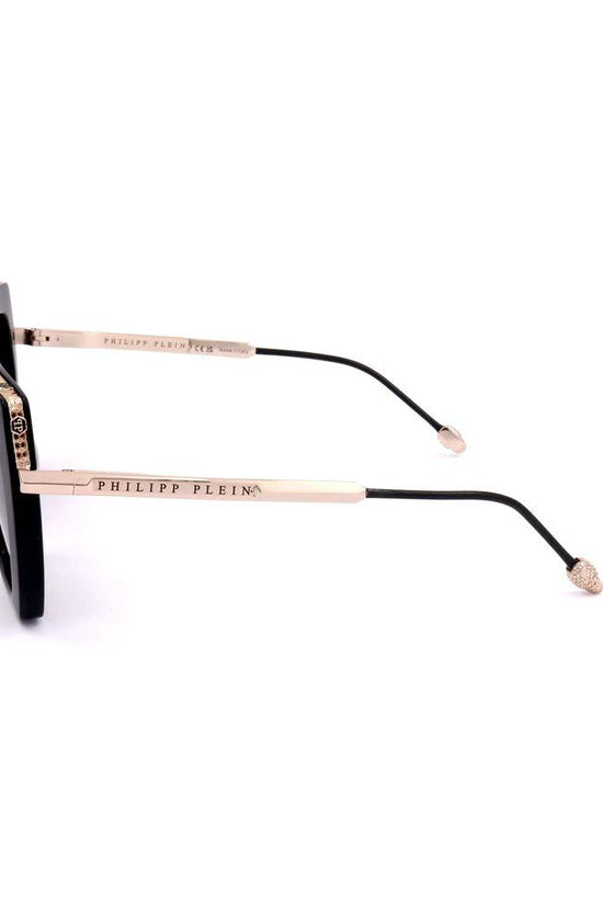 Philipp Plein Sonnenbrille aus Metall in Schwarz by Philipp Plein