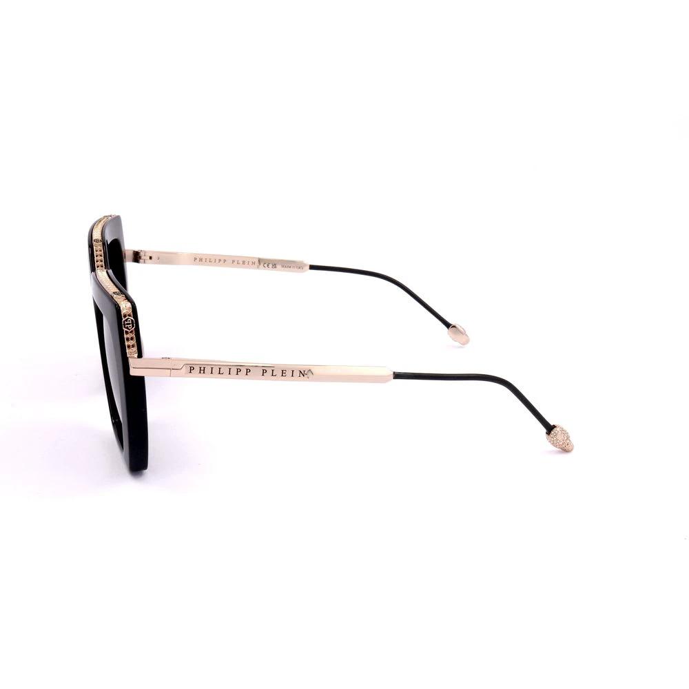 Philipp Plein Sonnenbrille aus Metall in Schwarz by Philipp Plein