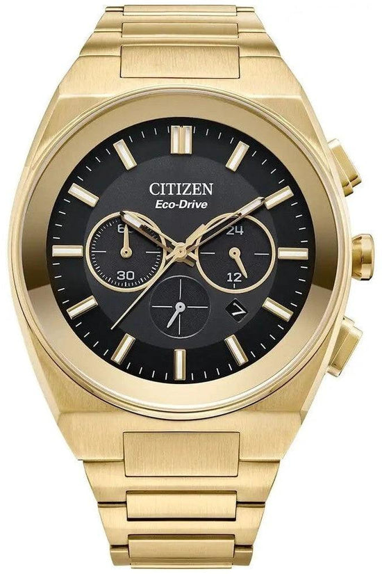Citizen Eco Drive Chronograph Armbanduhr Gold | ELORÉ by Citizen