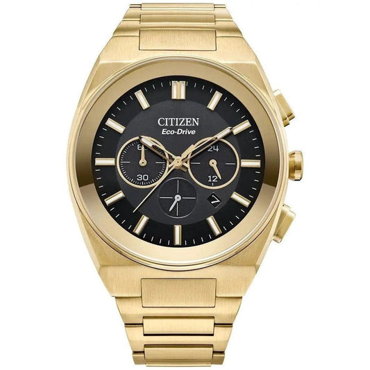 Citizen Eco Drive Chronograph Armbanduhr Gold | ELORÉ by Citizen