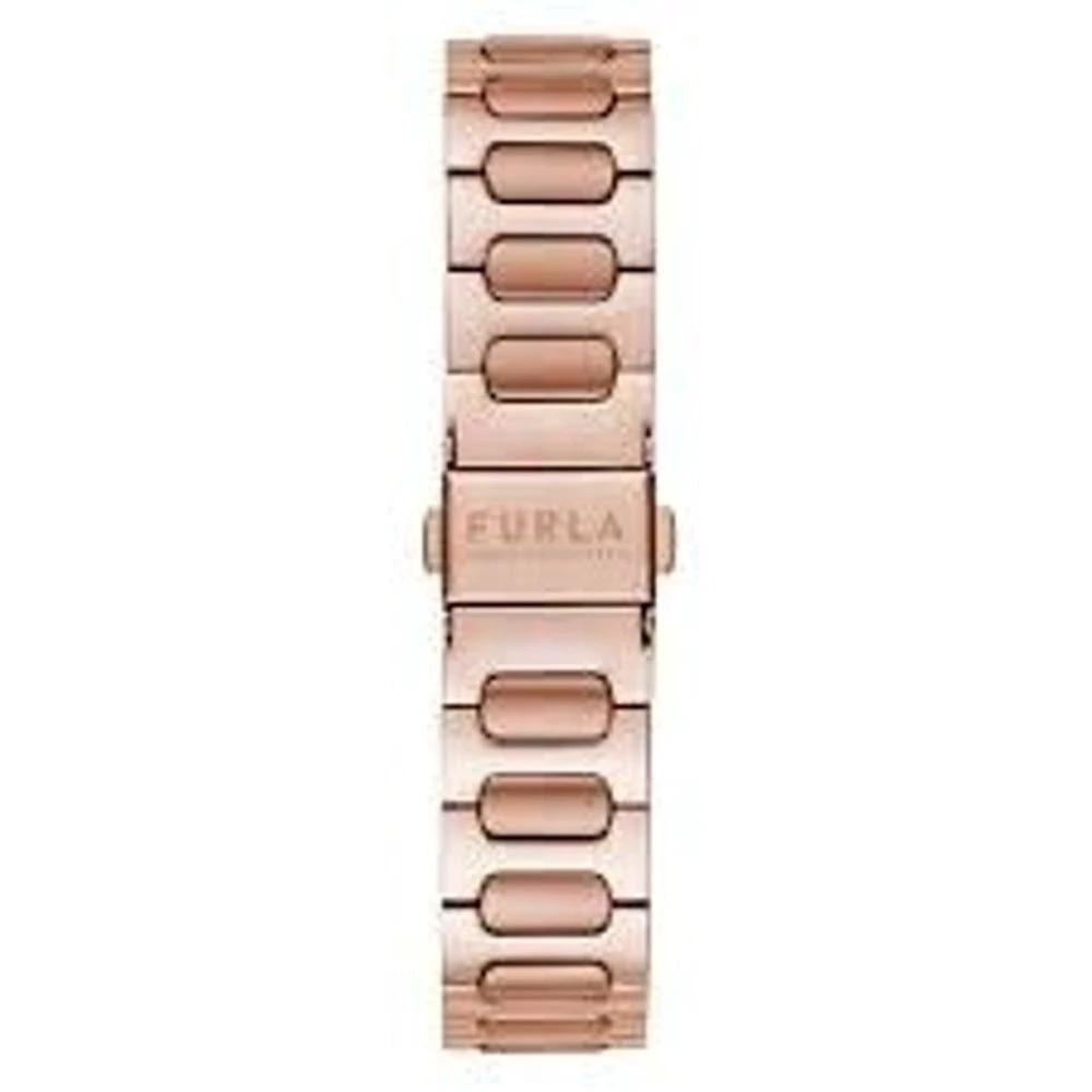 Furla Damenuhr Chronograph Mit Kristallrand Roségold | ELORÉ by Furla