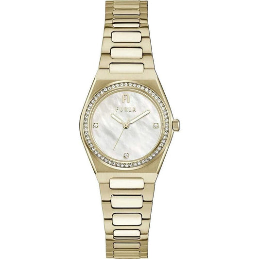 Furla Armbanduhr Gliederarmband Goldfarben | ELORÉ by Furla