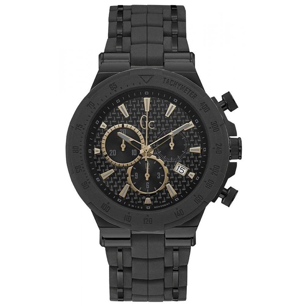 One Chronograph Armbanduhr Edelstahl Schwarz | ELORÉ by GC