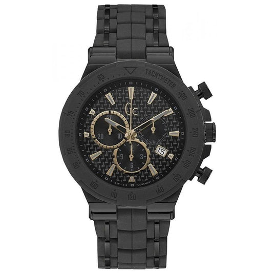 One Chronograph Armbanduhr Edelstahl Schwarz | ELORÉ by GC