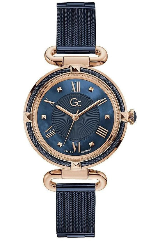 GC CableChic Mesh Uhr Blau | ELORÉ by GC