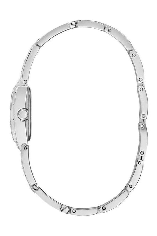 Guess Armbanduhr Kristallbesatz Edelstahl Grau | ELORÉ by Guess