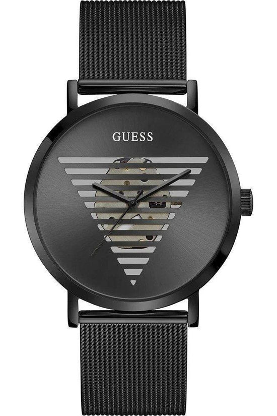 Guess Analog Armbanduhr IP Beschichtet Schwarz | ELORÉ by Guess