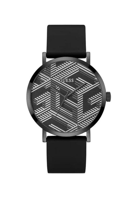 Guess Armbanduhr Chronograph Schwarz Matt Gebürstet | ELORÉ by Guess
