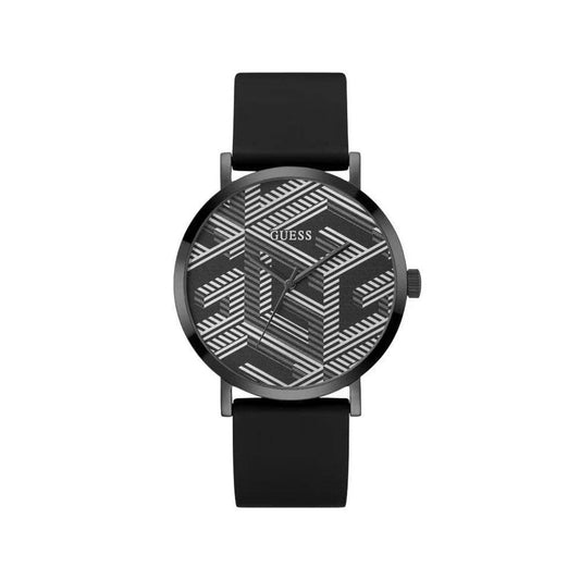 Guess Armbanduhr Chronograph Schwarz Matt Gebürstet | ELORÉ by Guess