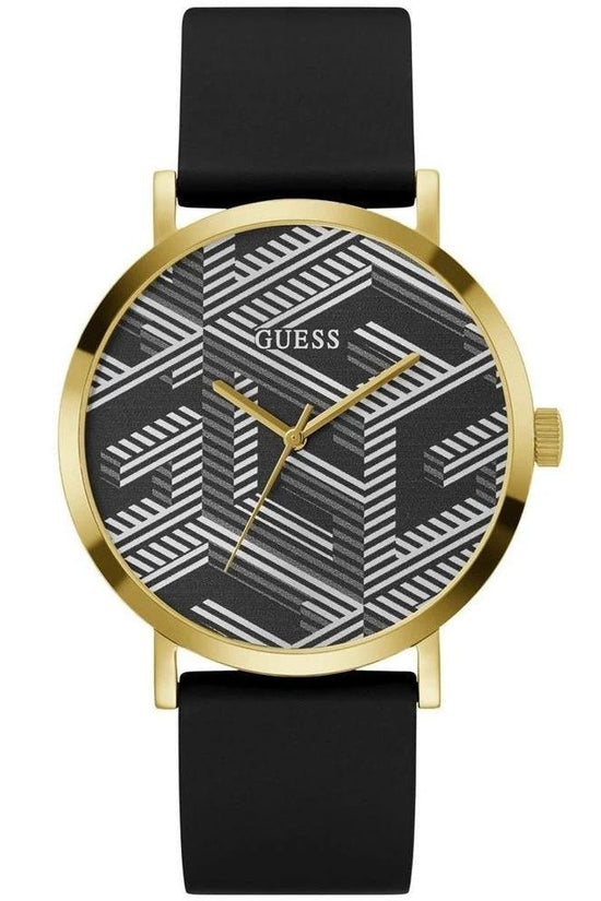 Guess Armbanduhr Schwarz Geometrisches Zifferblatt | ELORÉ by Guess