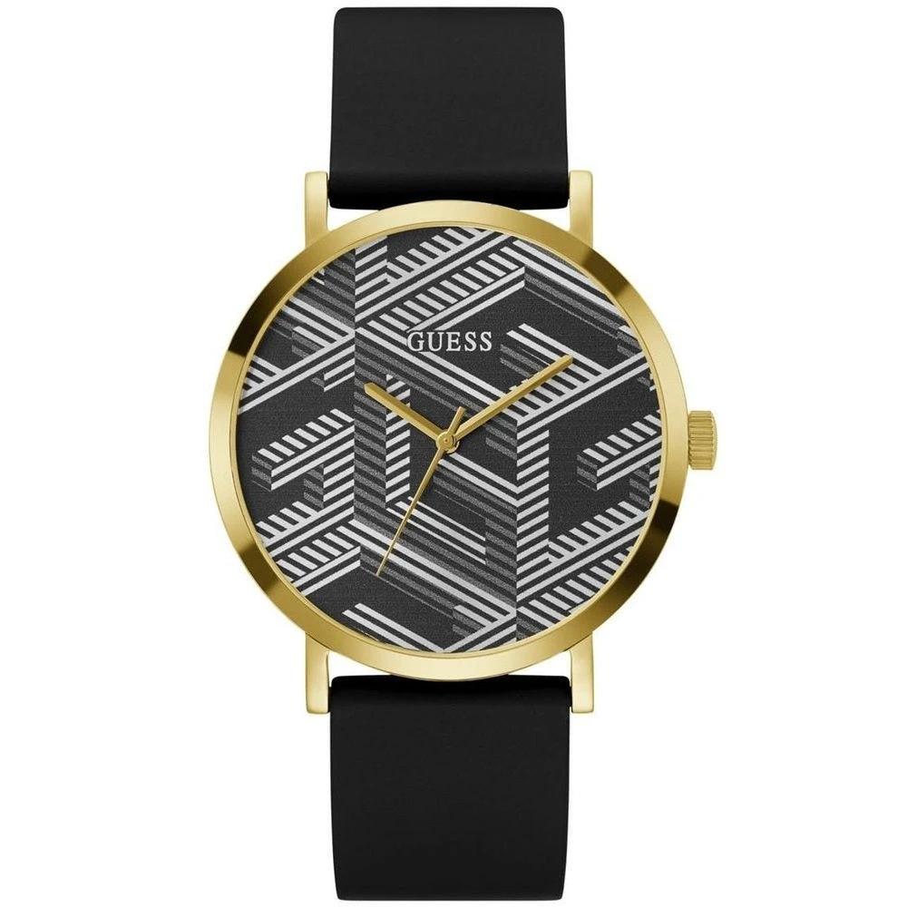 Guess Armbanduhr Schwarz Geometrisches Zifferblatt | ELORÉ by Guess