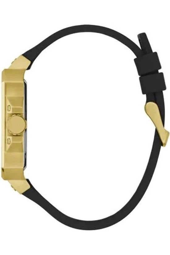 Guess Skelettuhr Edelstahl Silikonarmband Gold | ELORÉ by Guess