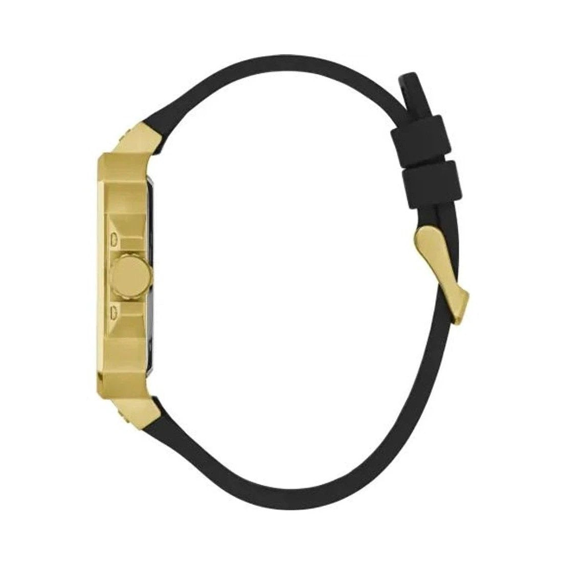 Guess Skelettuhr Edelstahl Silikonarmband Gold | ELORÉ by Guess