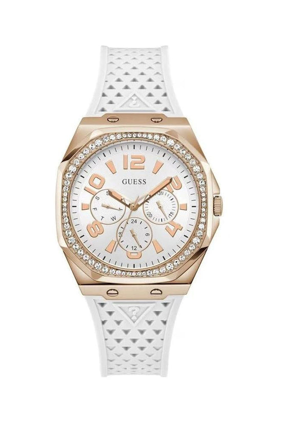 GUESS Damen Armbanduhr Chronograph Roségold | ELORÉ by Guess