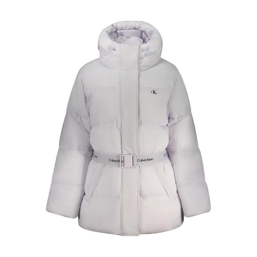 Calvin Klein Puffer Mantel Rosa Gürtel Tailliert | ELORÉ by Calvin Klein