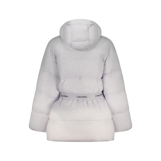 Calvin Klein Puffer Mantel Rosa Gürtel Tailliert | ELORÉ by Calvin Klein