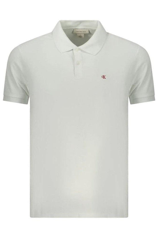 Calvin Klein Poloshirt Aus Baumwolle Leicht Weiß | ELORÉ by Calvin Klein
