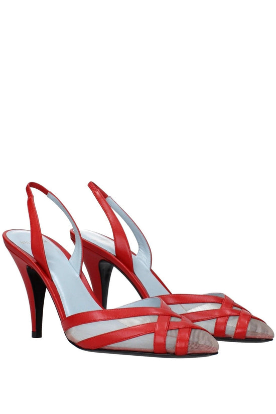 Valentino Garavani Gewebte Herz Sandalen Rot | ELORÉ by Valentino Garavani