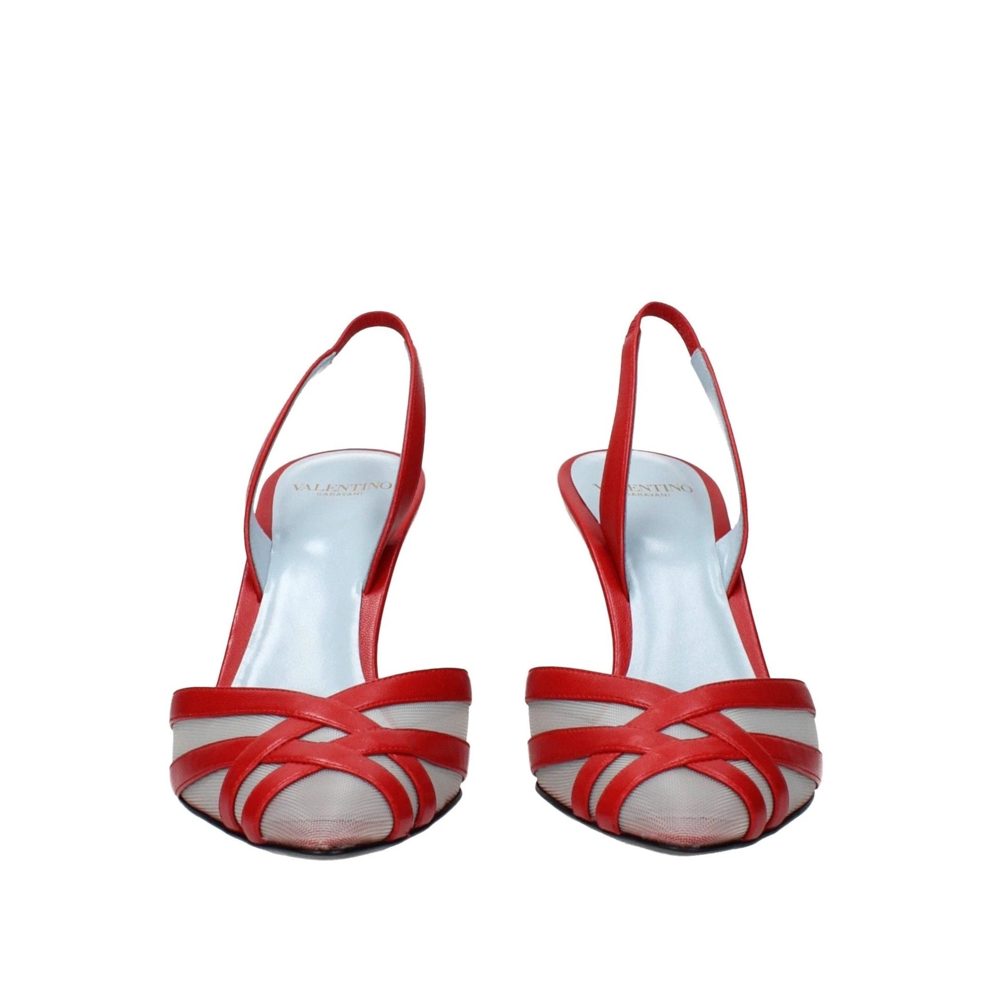 Valentino Garavani Gewebte Herz Sandalen Rot | ELORÉ by Valentino Garavani