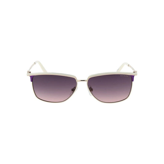 Guess Sonnenbrille Damen Modell Metallrahmen Weiß | ELORÉ by Guess