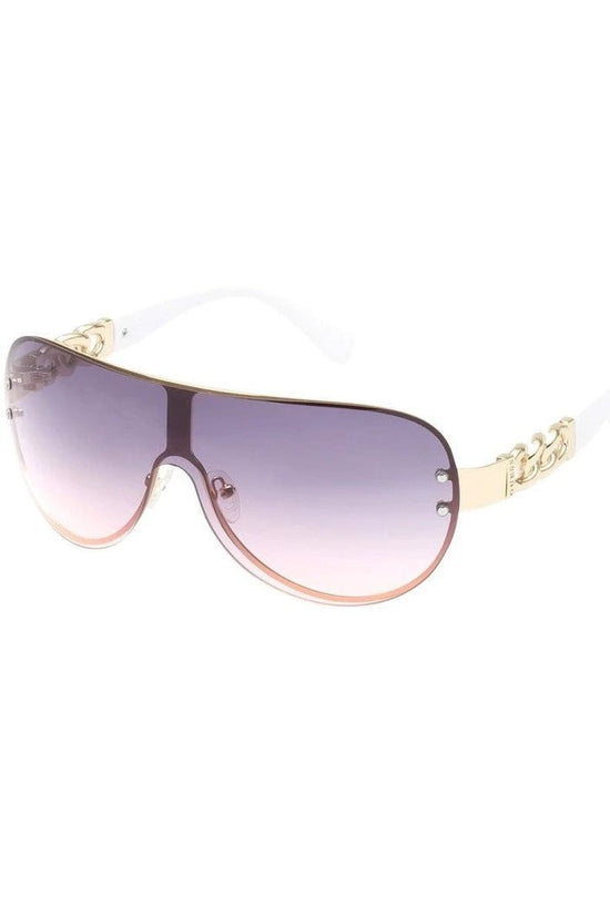 Guess Sonnenbrille Goldfarben Metallic Glanz | ELORÉ by Guess