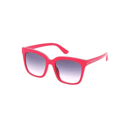 Guess Designer Damen Sonnenbrille Quadratische Rosa | ELORÉ by Guess