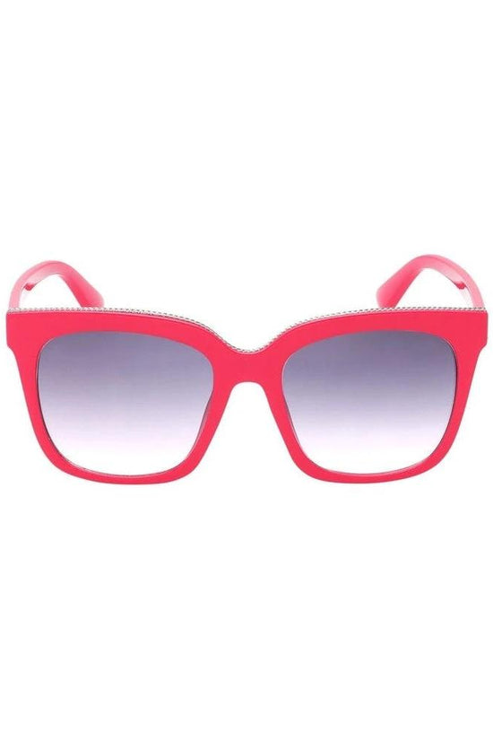 Guess Designer Damen Sonnenbrille Quadratische Rosa | ELORÉ by Guess