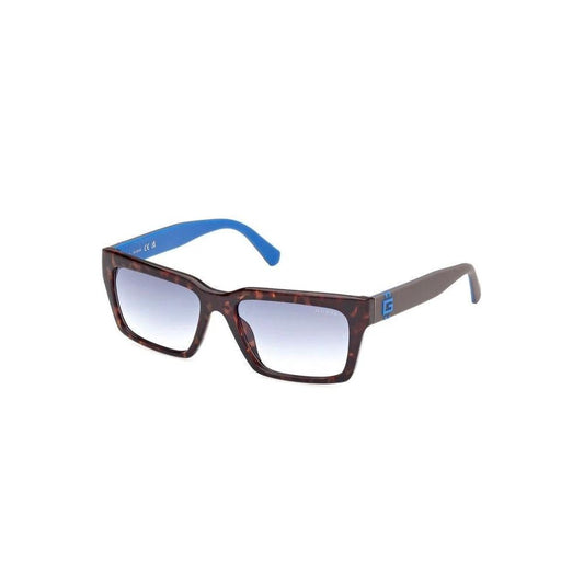 Guess Sonnenbrille Braun Tortoisemuster Blau Akzent | ELORÉ by Guess