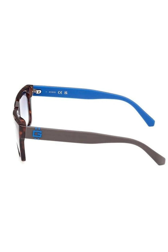 Guess Sonnenbrille Braun Tortoisemuster Blau Akzent | ELORÉ by Guess