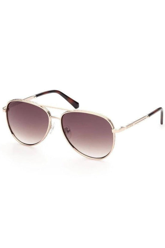 Guess Sonnenbrille Aviator Gold Glänzend Elegant | ELORÉ by Guess