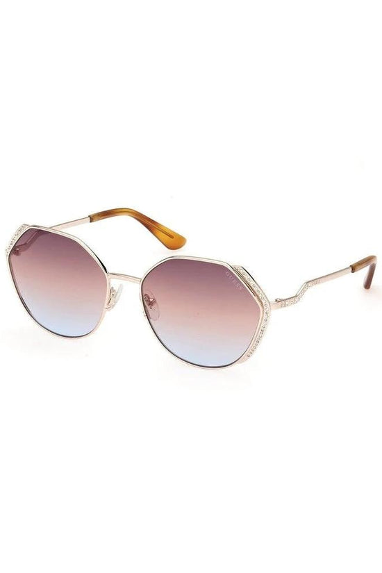 Guess Sonnenbrille Geometric Oversize Gold | ELORÉ by Guess