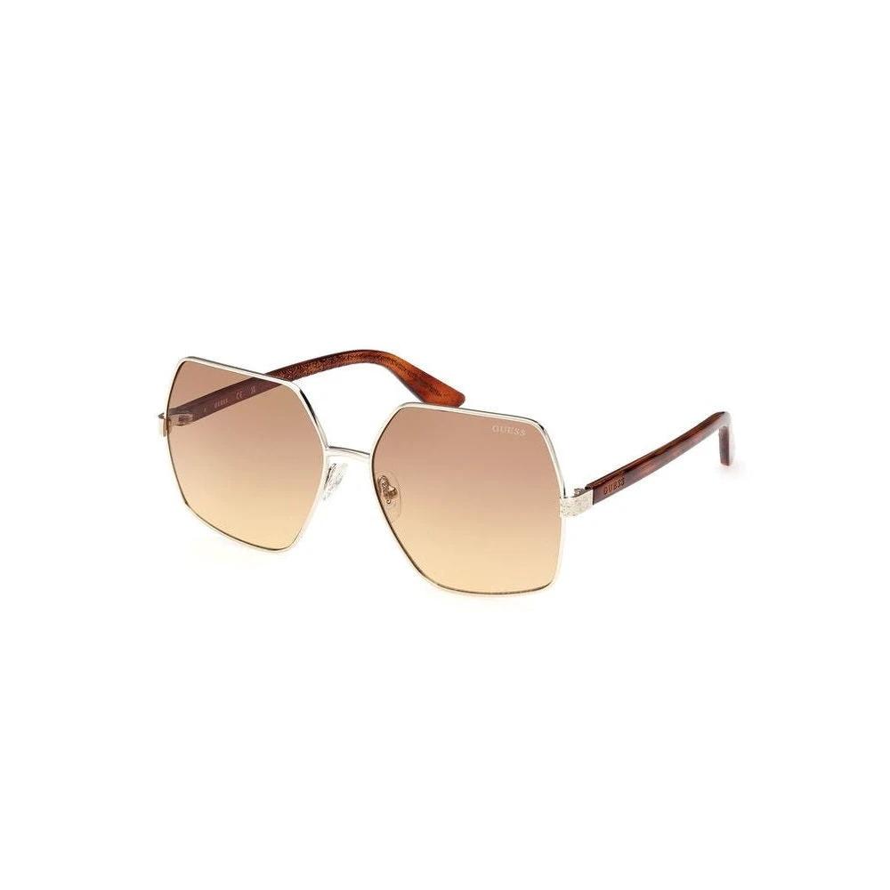 Guess Sonnenbrille Gold Glänzend Braun Verlauf | ELORÉ by Guess