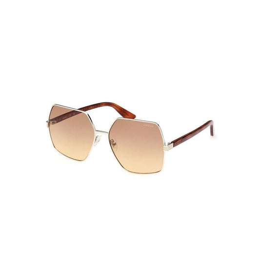Guess Sonnenbrille Gold Glänzend Braun Verlauf | ELORÉ by Guess