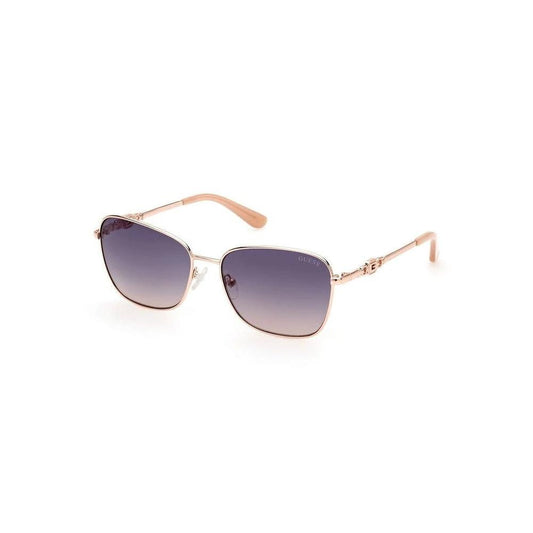 Guess Sonnenbrille Roségold Glitzer Akzent | ELORÉ by Guess
