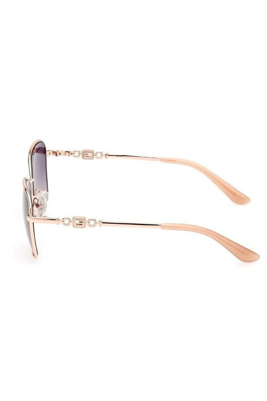 Guess Sonnenbrille Roségold Glitzer Akzent | ELORÉ by Guess