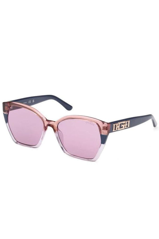 Guess Sonnenbrille Blau Transparent Reflex Blau | ELORÉ by Guess