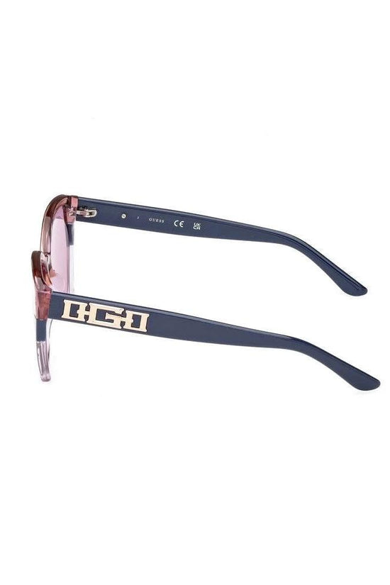 Guess Sonnenbrille Blau Transparent Reflex Blau | ELORÉ by Guess