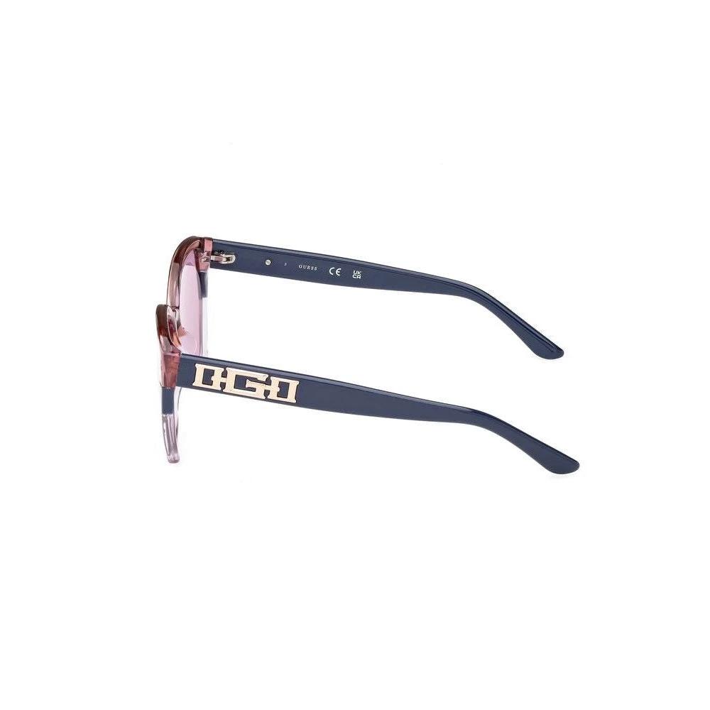 Guess Sonnenbrille Blau Transparent Reflex Blau | ELORÉ by Guess