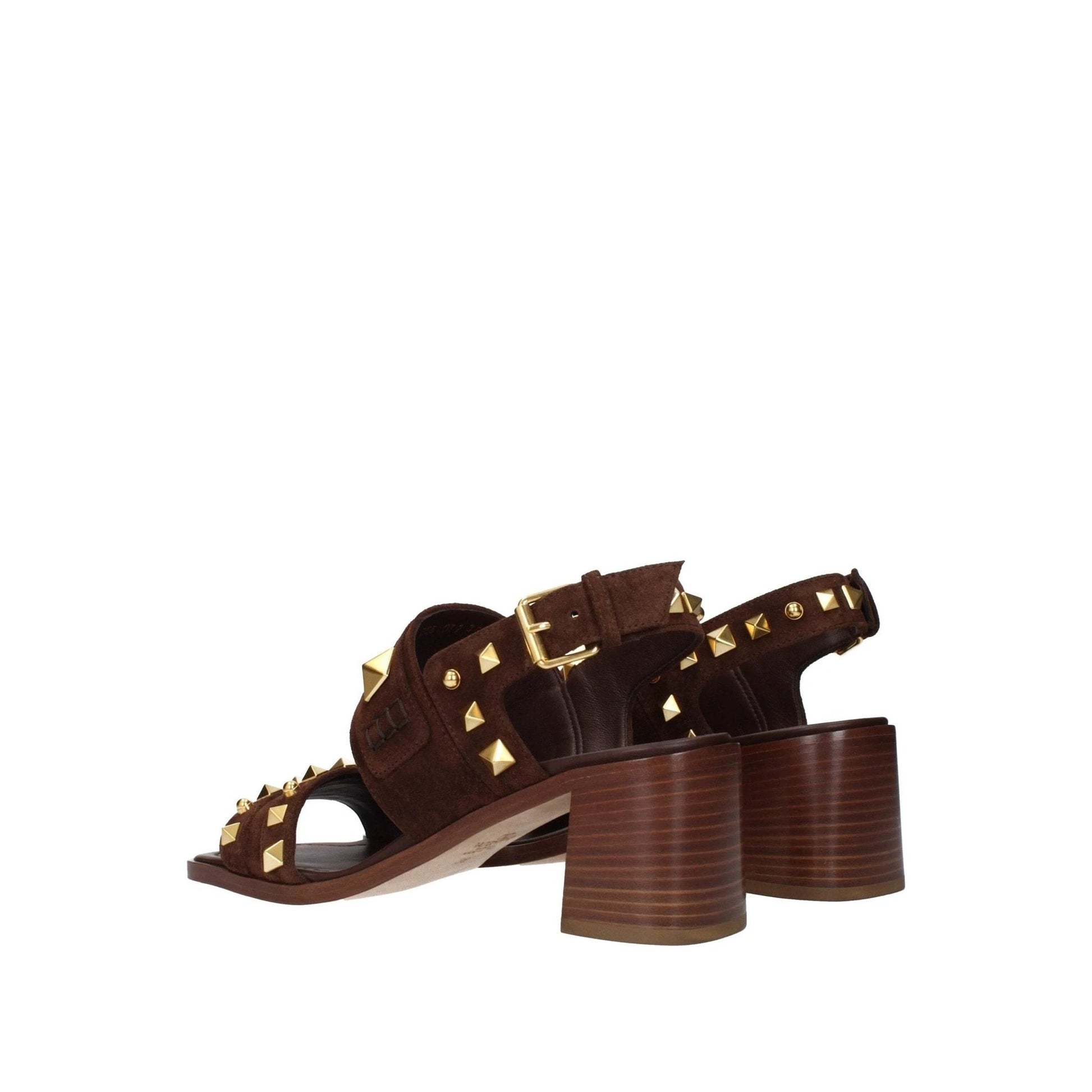 Valentino Garavani Rockstud Sandalen Dunkelbraun | ELORÉ by Valentino Garavani