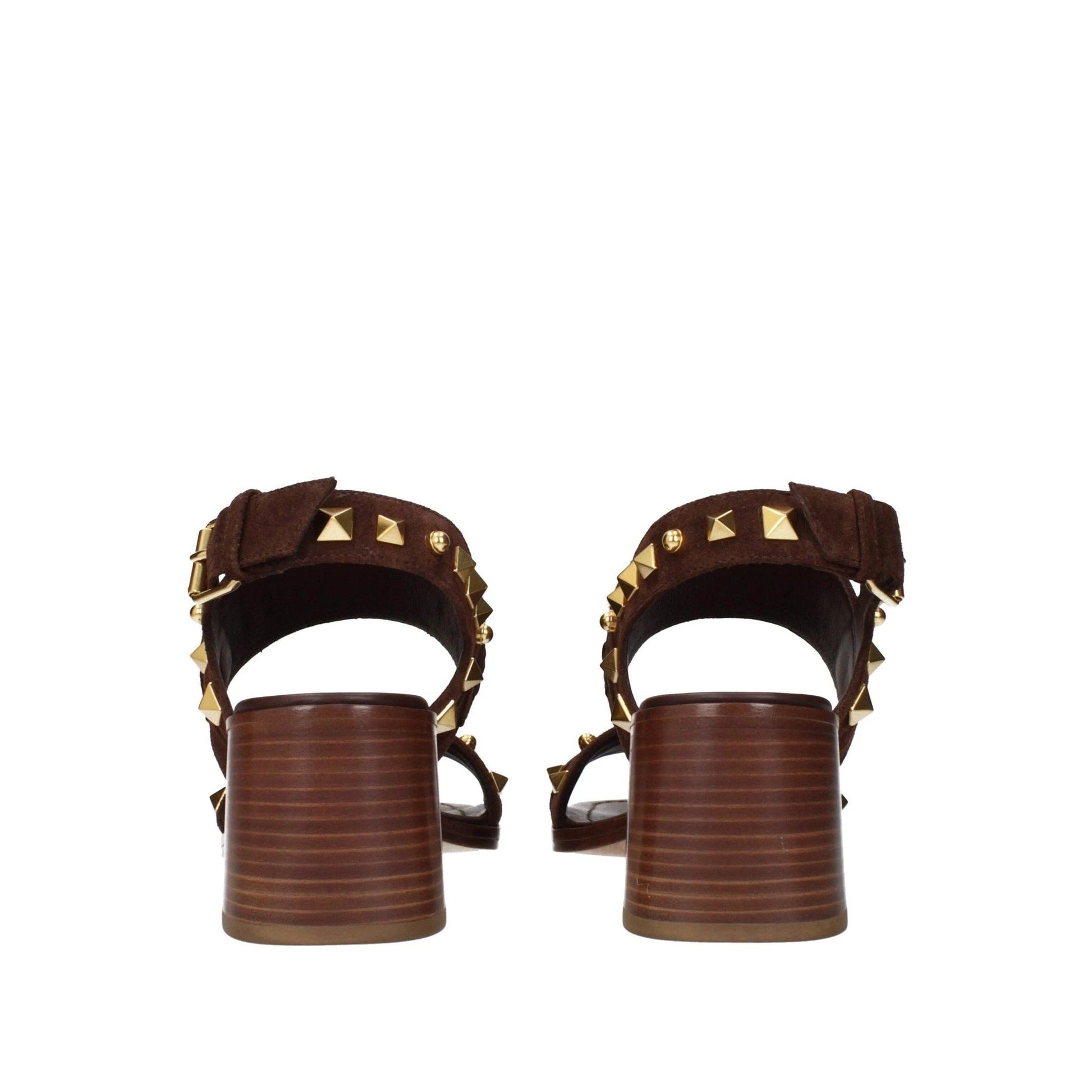 Valentino Garavani Rockstud Sandalen Dunkelbraun | ELORÉ by Valentino Garavani