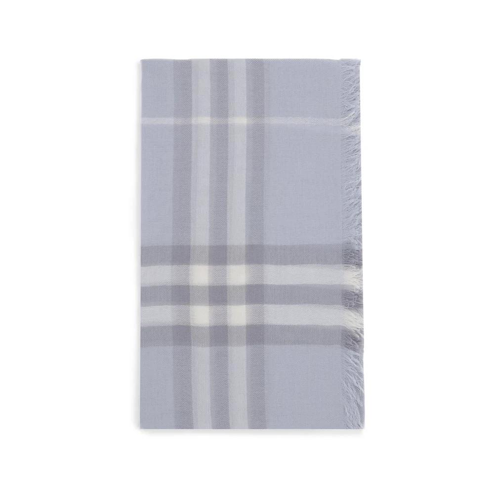 Burberry Hellblauer Wollschal by Burberry