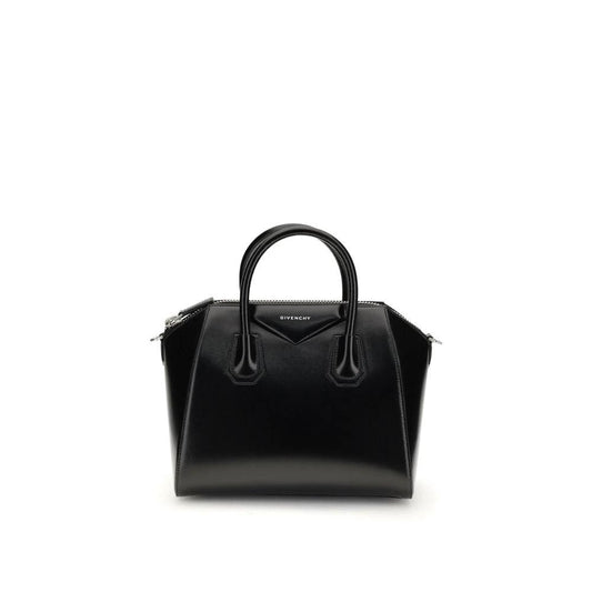 Givenchy Schwarze Kalbsleder-Bos-Taurus-Handtasche by Givenchy