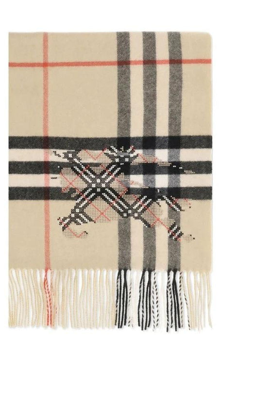 Burberry Nova Check Kaschmir Schal Beige | ELORÉ by Burberry