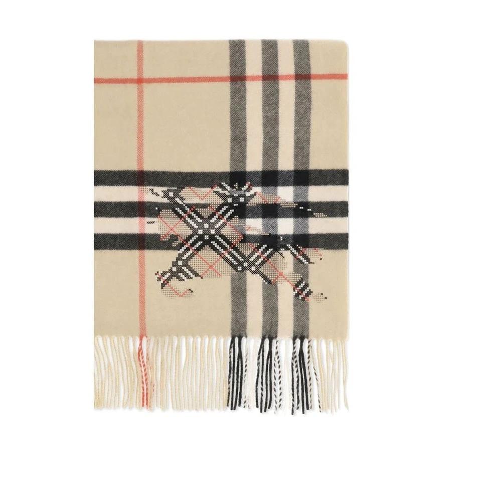 Burberry Nova Check Kaschmir Schal Beige | ELORÉ by Burberry